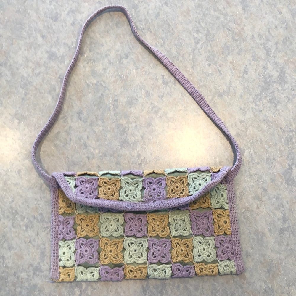 Wallet purse with strap. Hand made in India